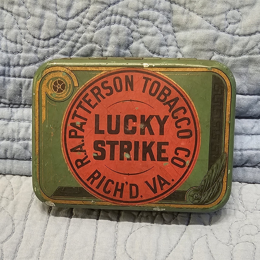 Lucky Strike Vintage Tin Box